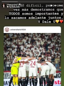 Jairo Concha y su mensaje tras victoria de Universitario